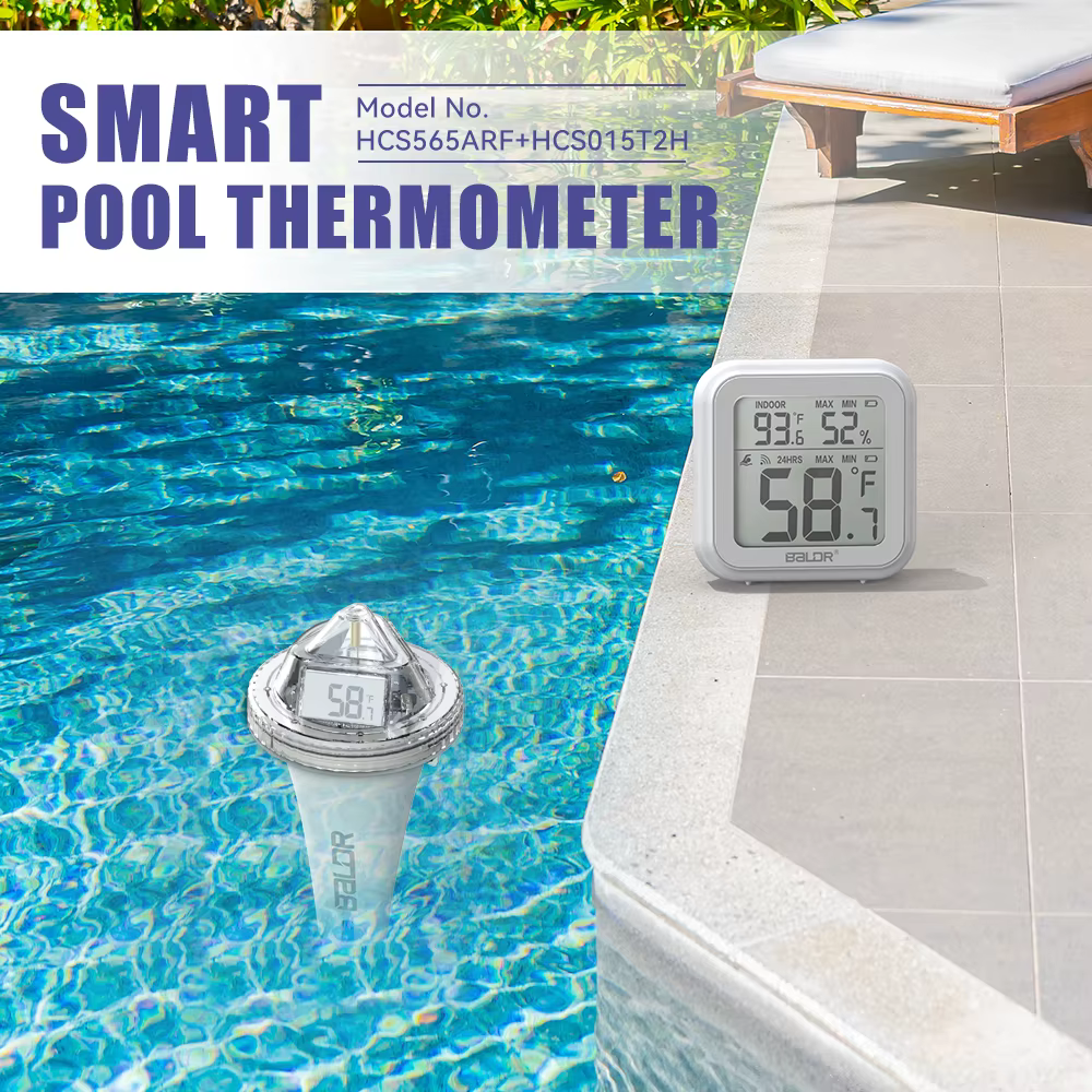 Therye.com-Moniteur de température de baignoire de piscine flottante sans fil