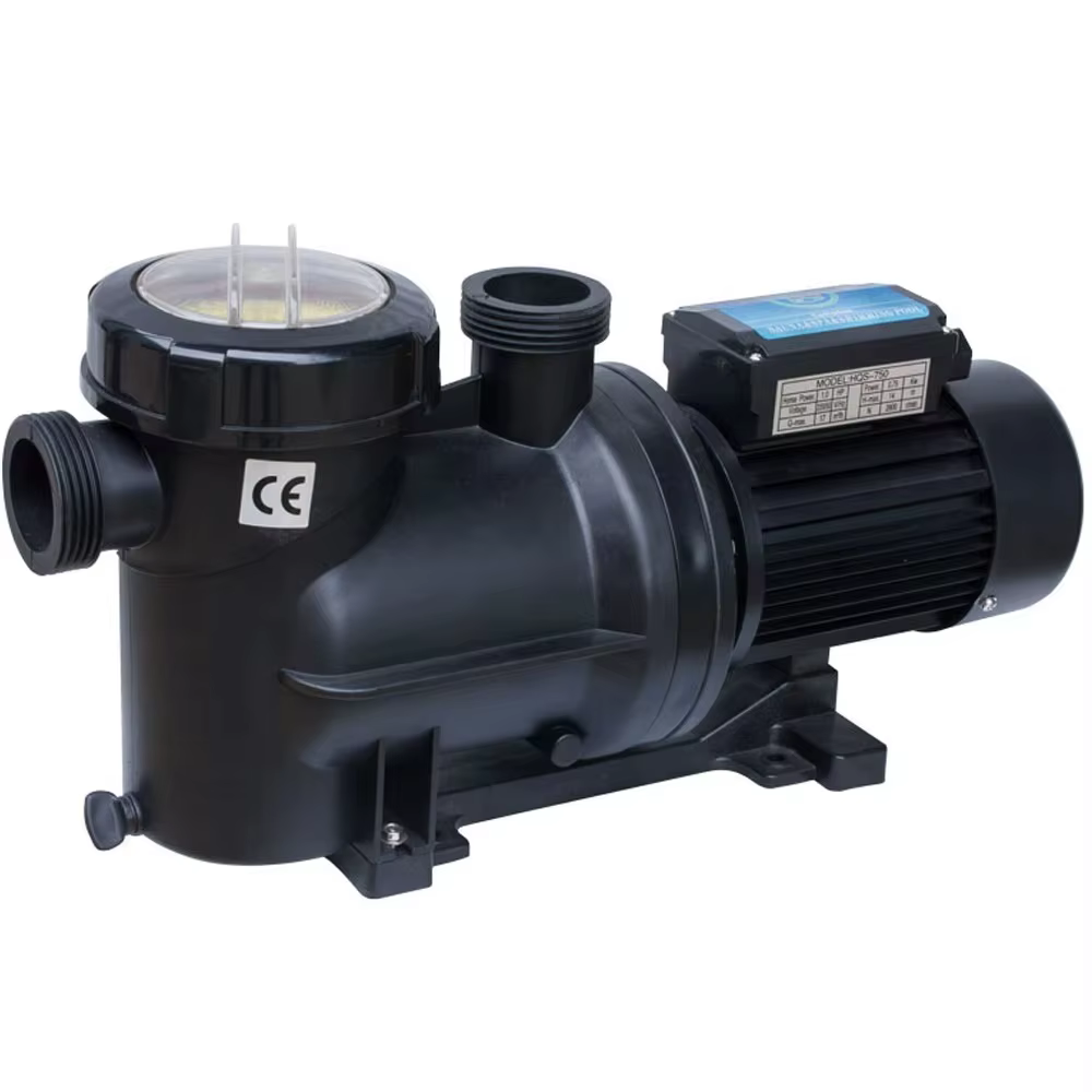 Pompes à eau de piscine, équipement de piscine, pompes d'aspiration de filtration/circulation/eaux usées, débit élevé et tête élevée.
