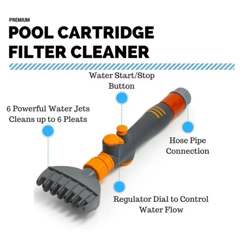Nettoyeur portatif de filtre de cartouche de piscine