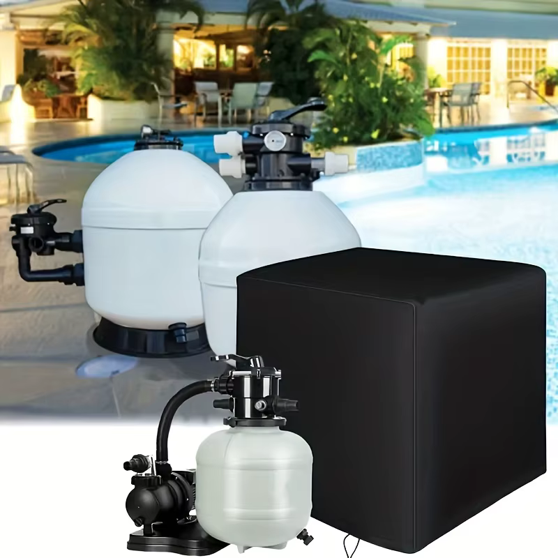 Housse de protection robuste et imperméable pour pompe de filtration de piscine hors sol Intertex
