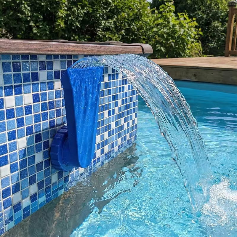 Fontaine de piscine à fixation directe compatible avec les piscines à cadre Bestway Intex