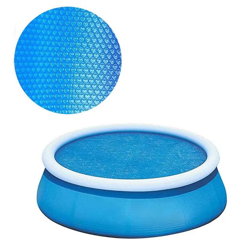 Couverture solaire ronde anti-poussière pour piscine