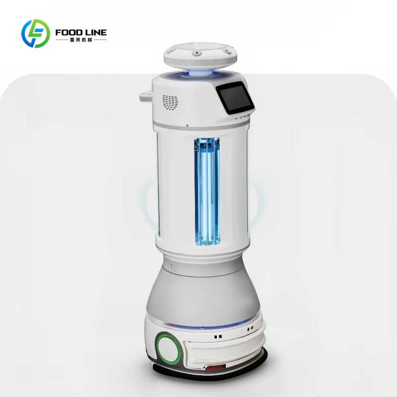 Robots de désinfection commerciaux personnalisés, nettoyage et désinfection 2 en 1, équipement de désinfection professionnel pour les lieux publics