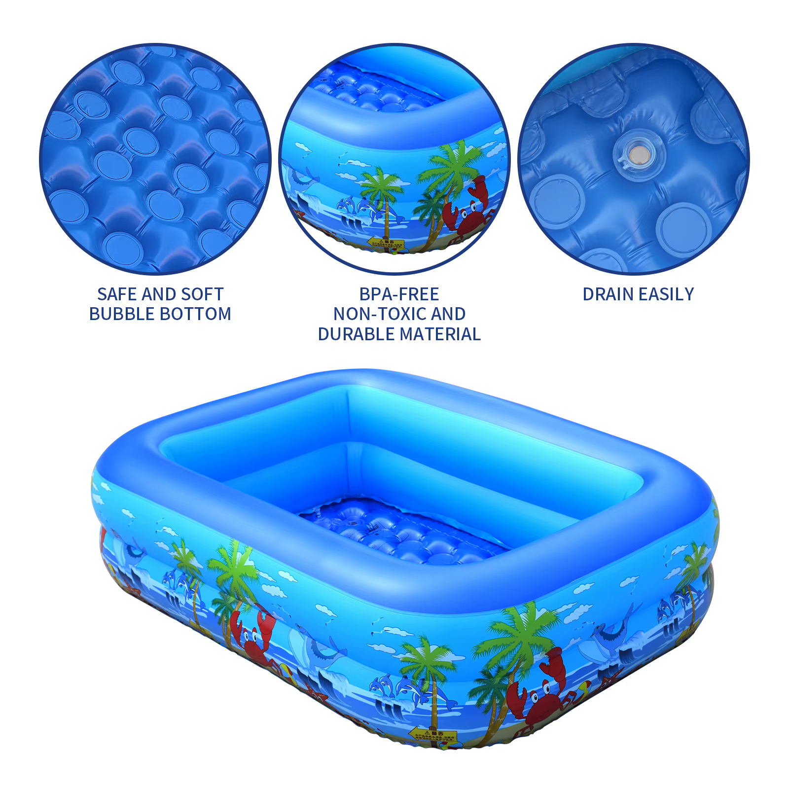 Piscine à balles gonflable pour enfants