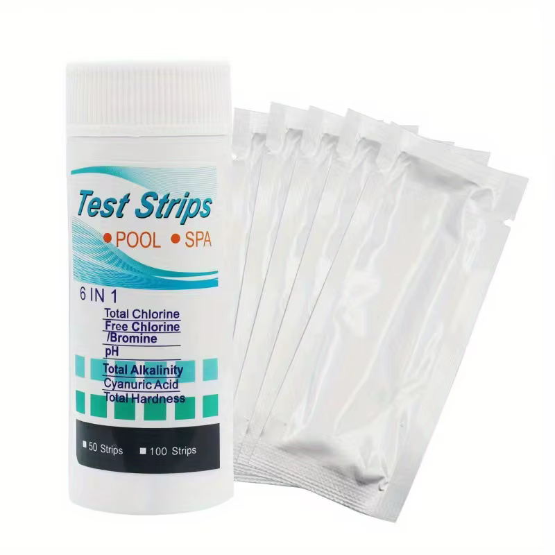 Bandelettes de Test 6 en 1 pour piscine et Aquarium