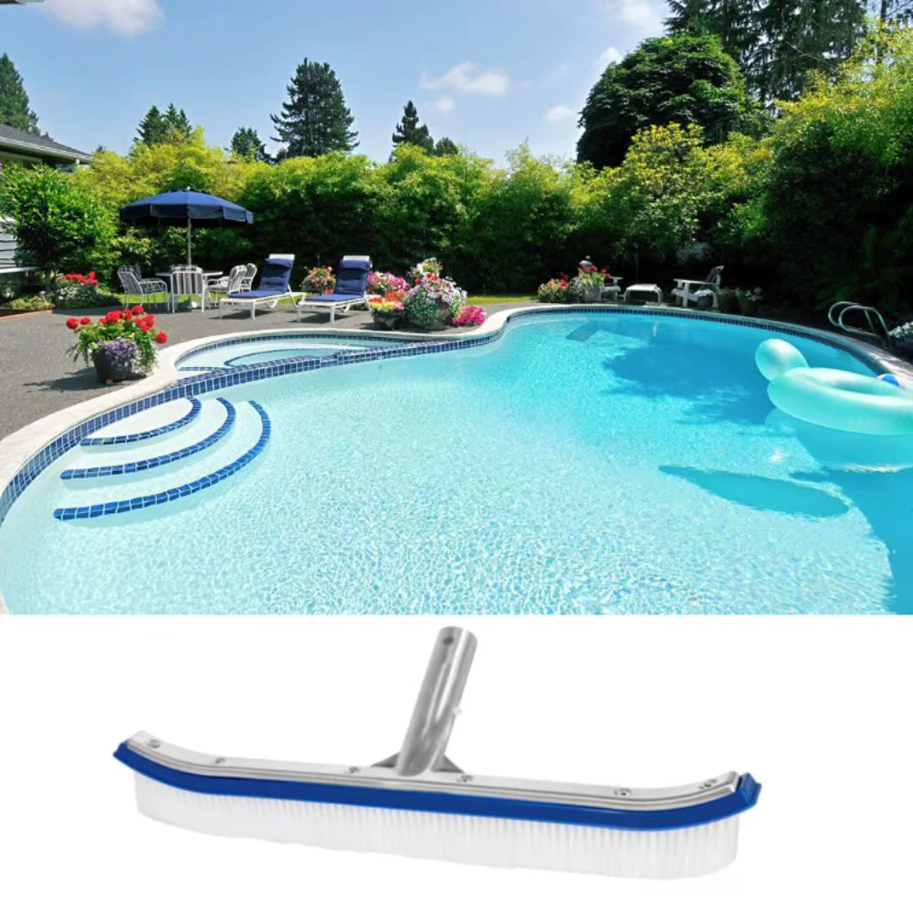 Brosse de nettoyage de piscine de 18 pouces