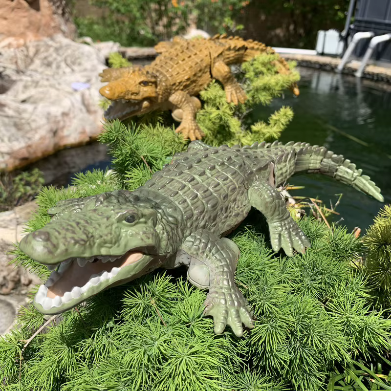 Crocodile RC réaliste pour piscine lac jouets pour enfants étanche télécommande Animal
