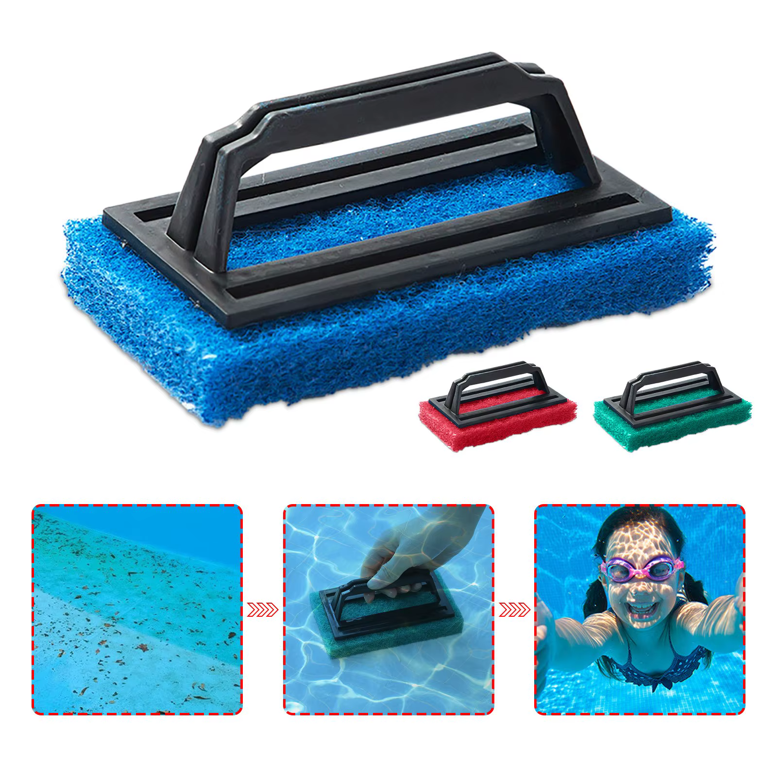 La brosse éponge de nettoyage convient à la ligne de piscine Jacuzzi