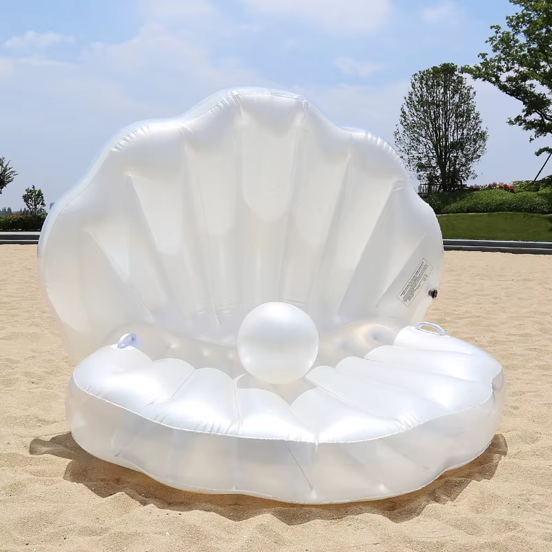 Chaise flottante de piscine avec boule de perles pour adultes