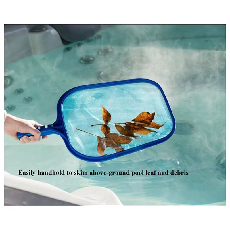 Épuisette à feuilles en filet fin ABHS pour piscine, spa, bassin, fontaine, pour piscines enterrées et hors sol gonflables