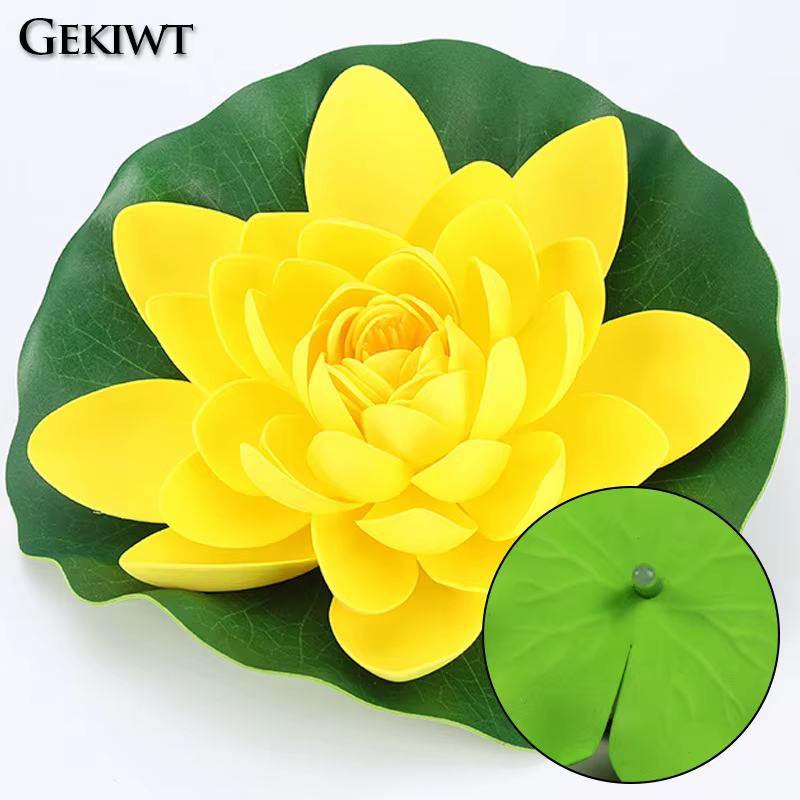 Fleurs Artificielles Flottantes pour Décoration de Piscine