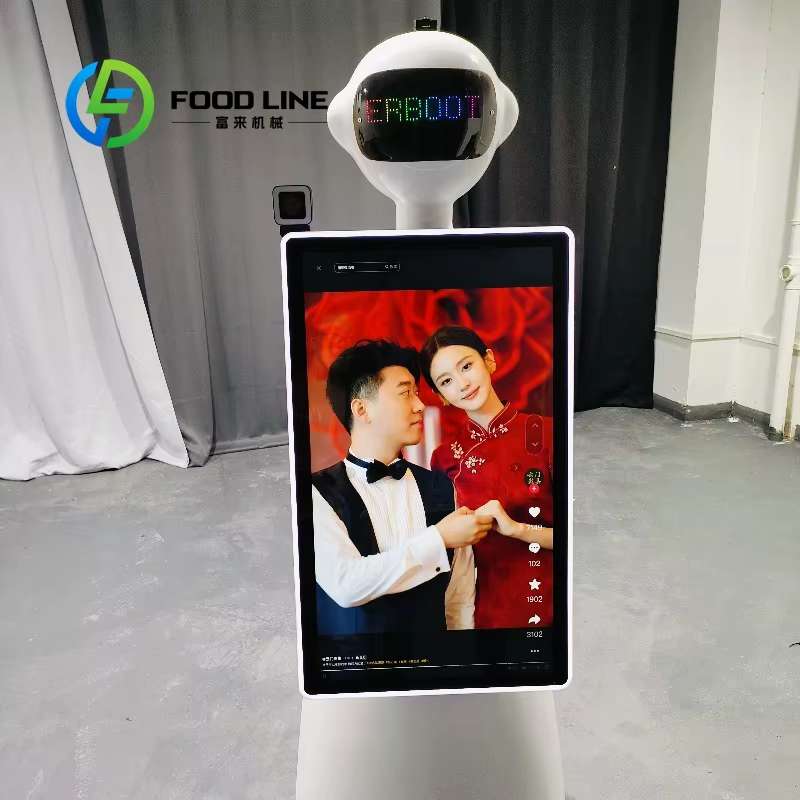 Photomaton robotisé automatisé personnalisé avec caméra haute vitesse pour les mariages, les fêtes et la location d'événements commerciaux