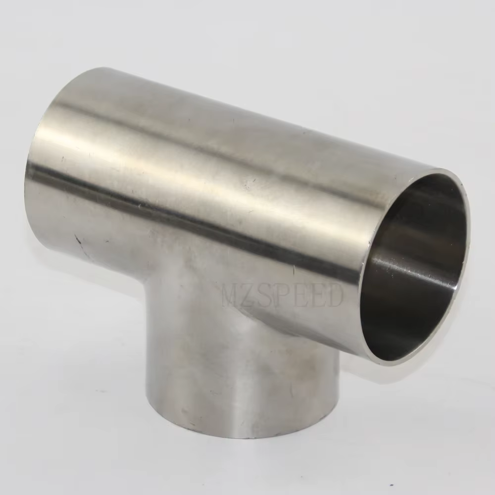 Té en acier inoxydable 304 OD 19 mm-102 mm Acier inoxydable 1