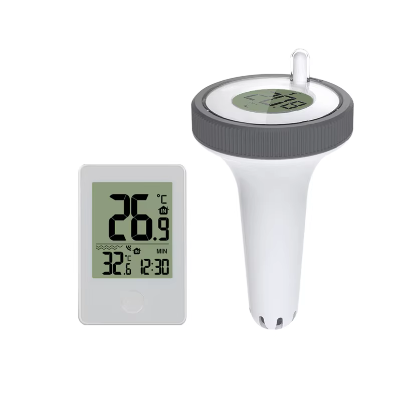 Thermomètre de piscine flottant numérique sans fil LCD