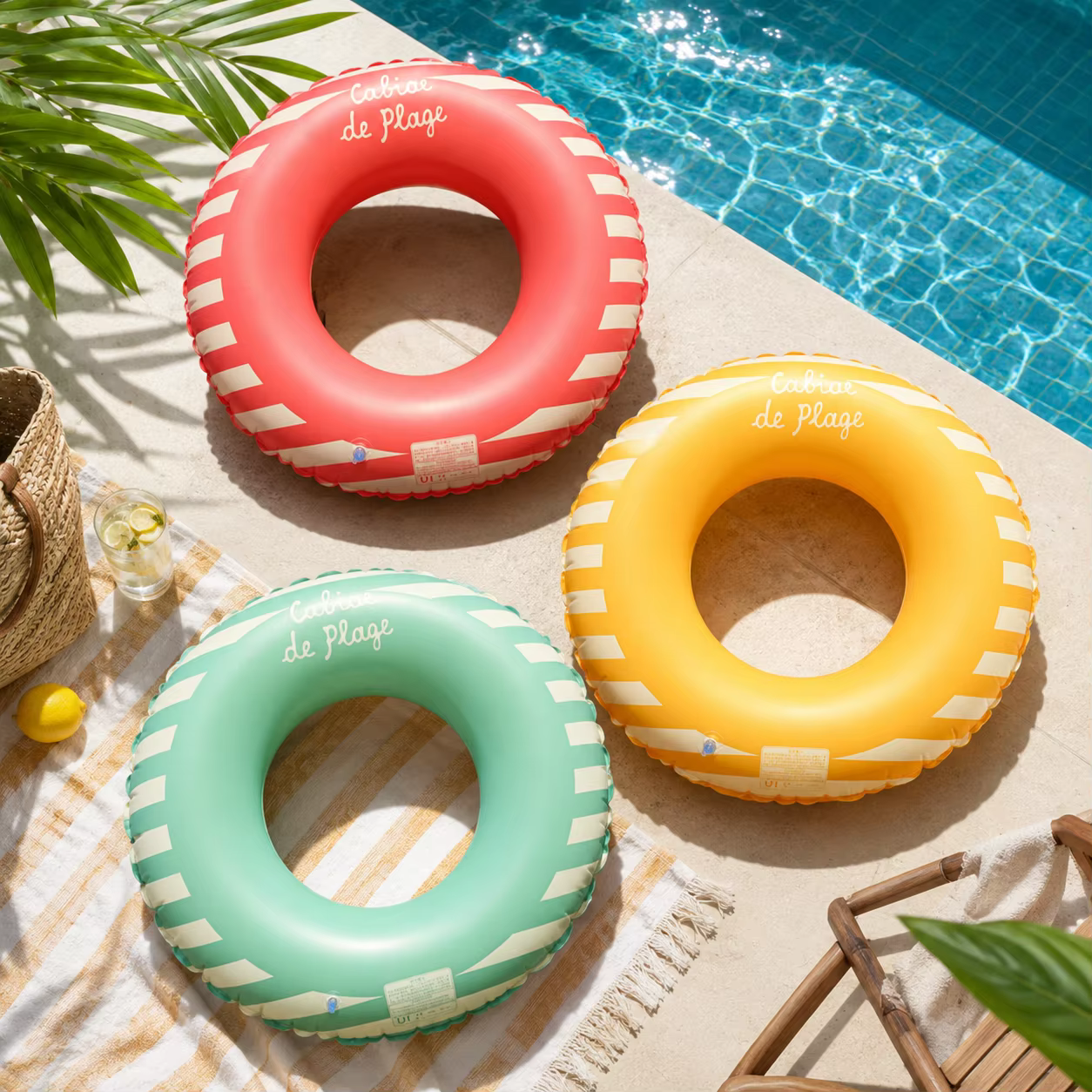 1 bouée gonflable pour piscine