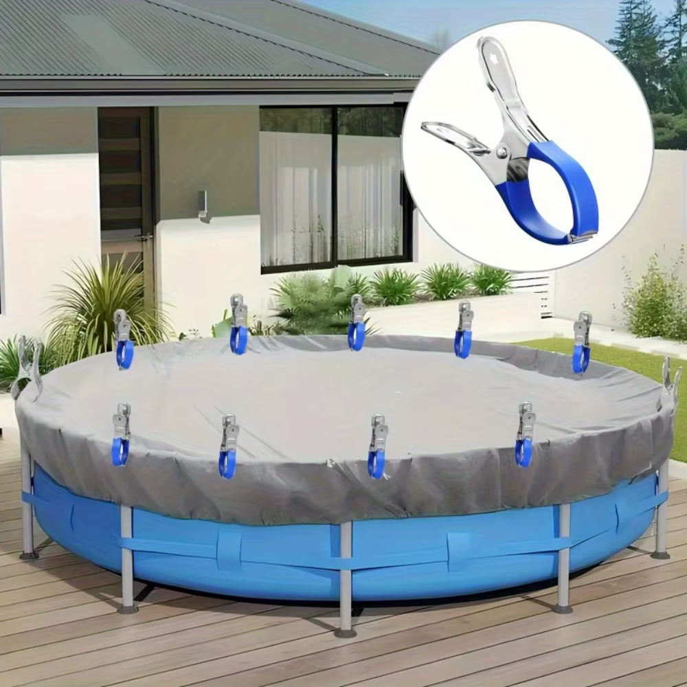 Clips de couverture de piscine en acier inoxydable 8/15