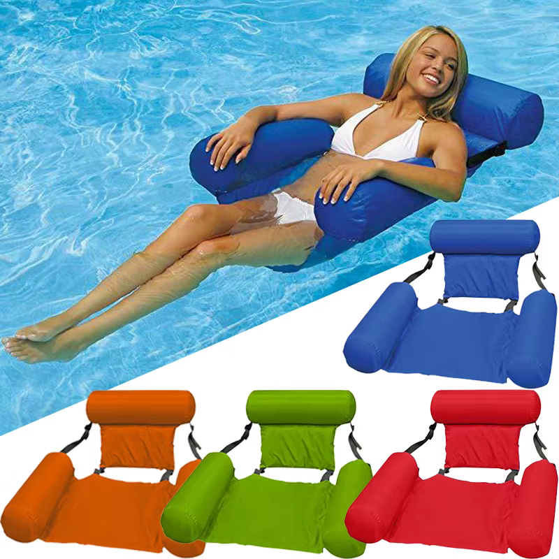 Matelas gonflables eau natation hamac chaises longues piscine jouets de sport tapis flottant