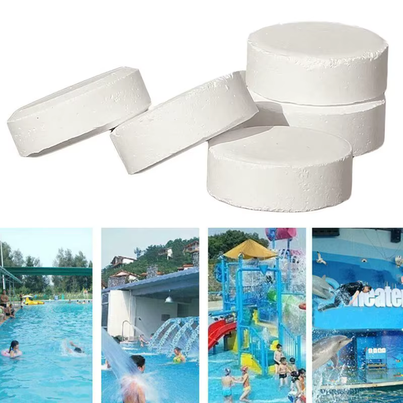 50 comprimés de chlore pour nettoyage de piscine