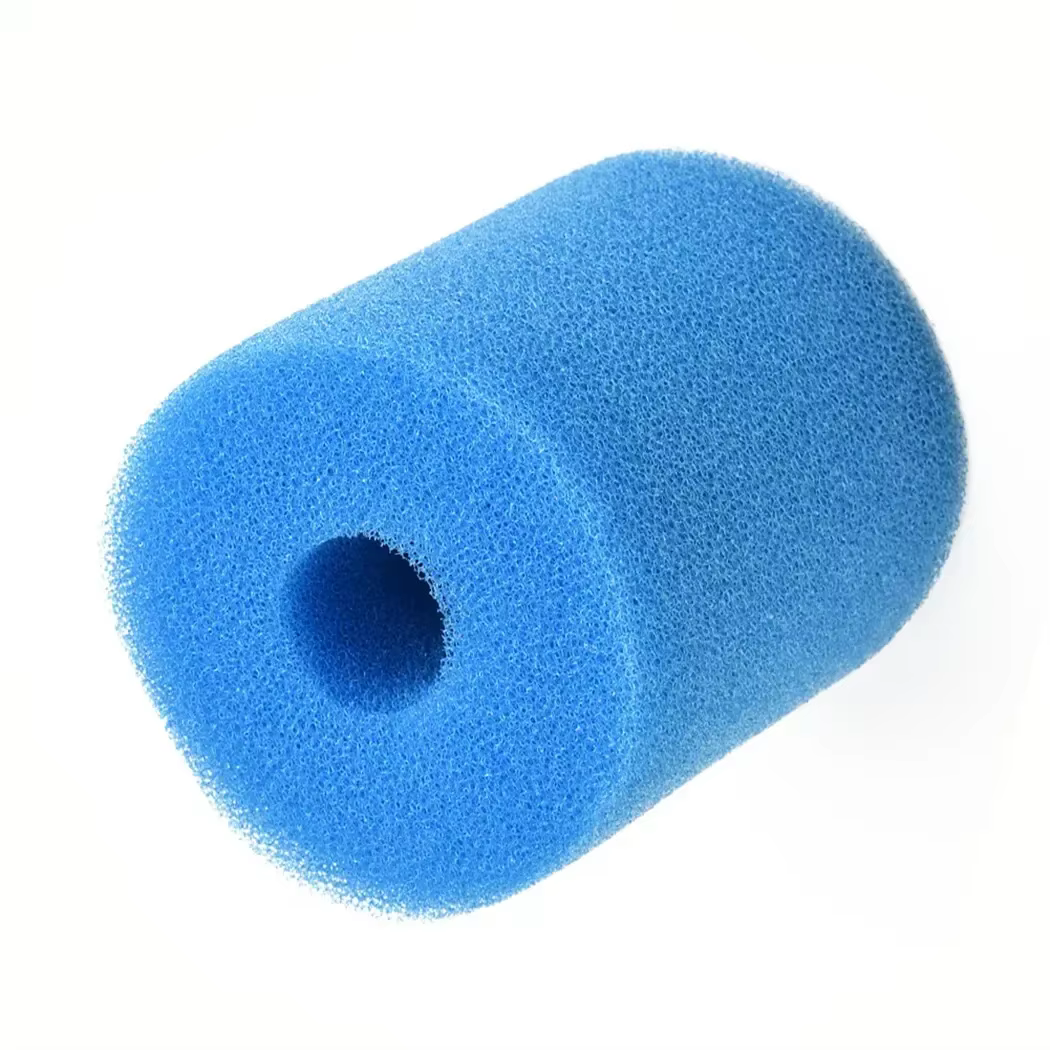 Mousse filtrante réutilisable pour piscine