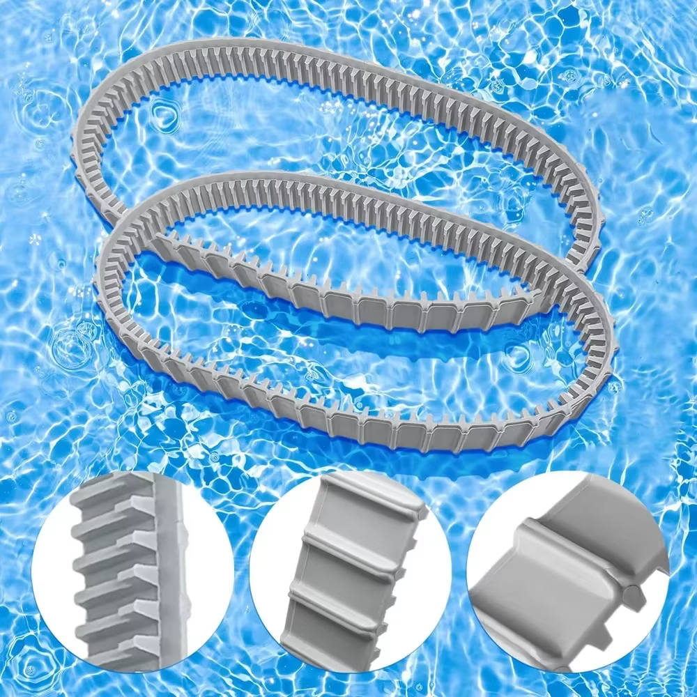 Lot de 2 voies grises pour nettoyeurs de piscine robotiques DolDave Maytronics