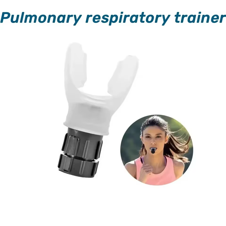 Appareil Portable d'Exercice Respiratoire pour Poumons, Appareil d'Entraînement d'Endurance avec Résistances Réglables