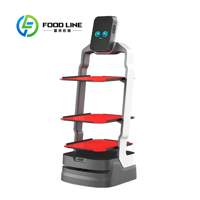 Robot de livraison IA personnalisé, serveur commercial pour restaurant, café, machine de service alimentaire autonome, machine de restauration