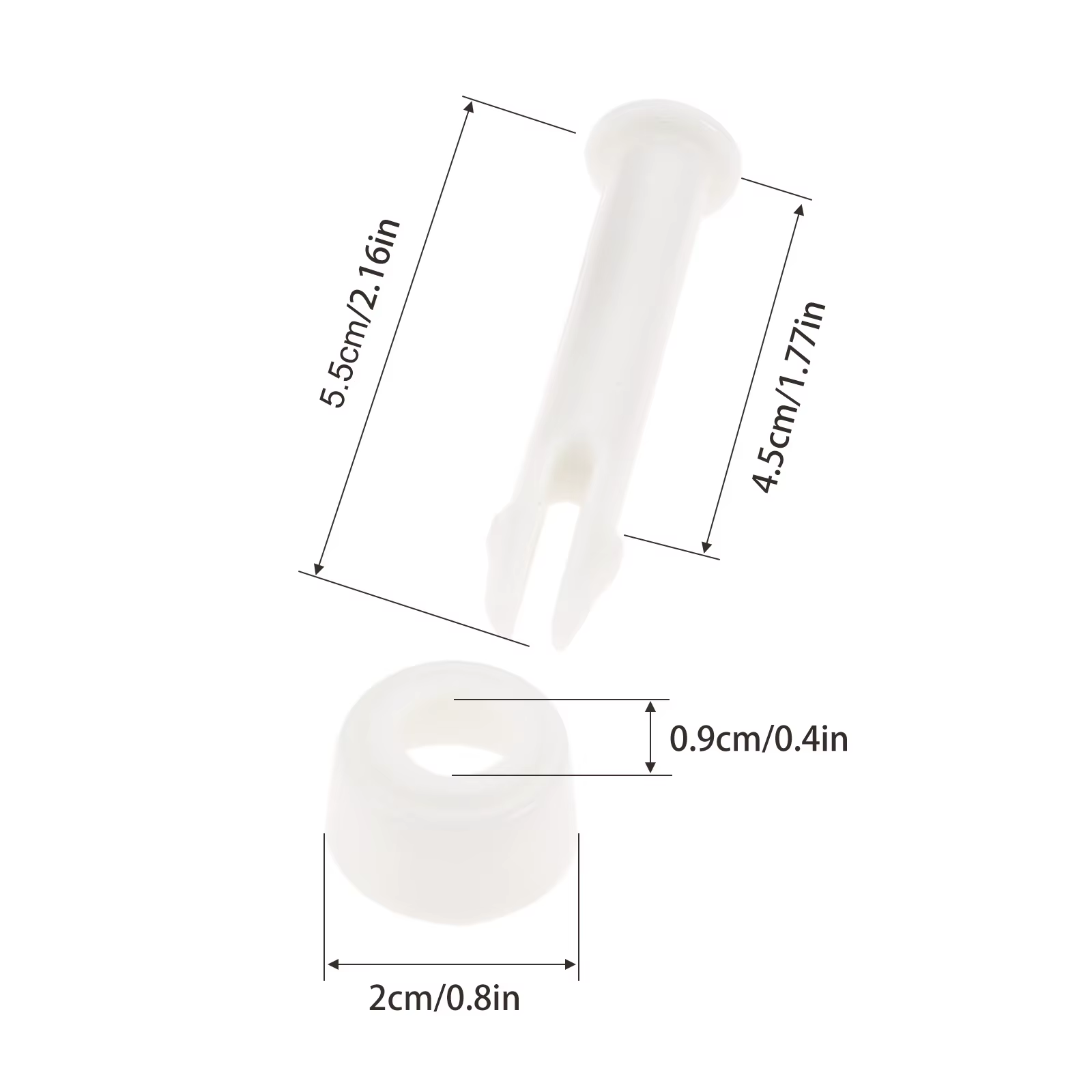 Lot de 12 supports et capuchons pour piscine