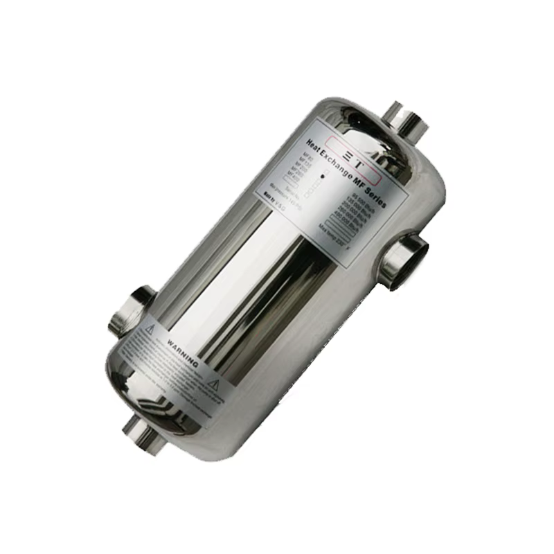 Échangeur de chaleur en acier inoxydable pour piscine et spa