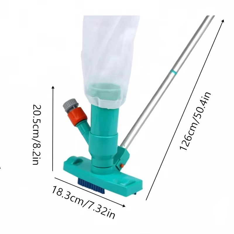Aspirateur à jet subaquatique pour piscine avec brosse