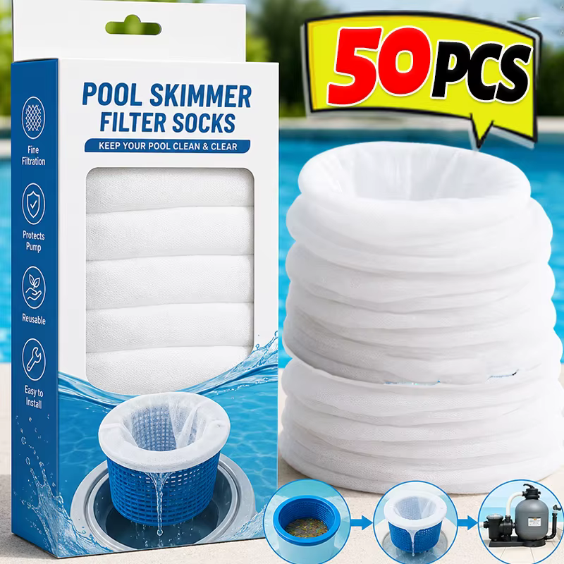 Chaussettes filtrantes pour skimmer de piscine