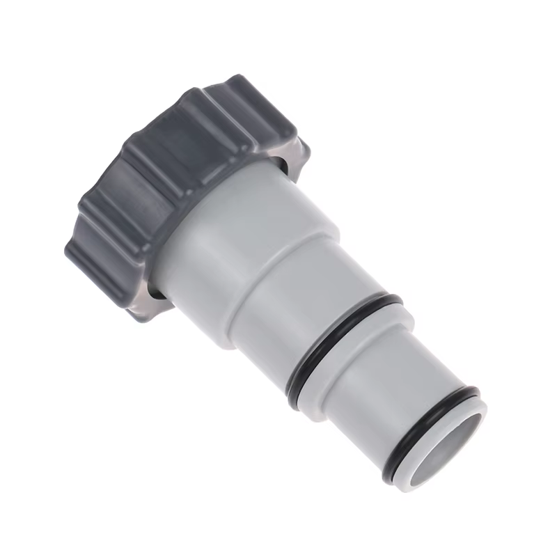 Adaptateur de Tuyau de Piscine avec Collier pour Pompe à Connexion Filetée Intex