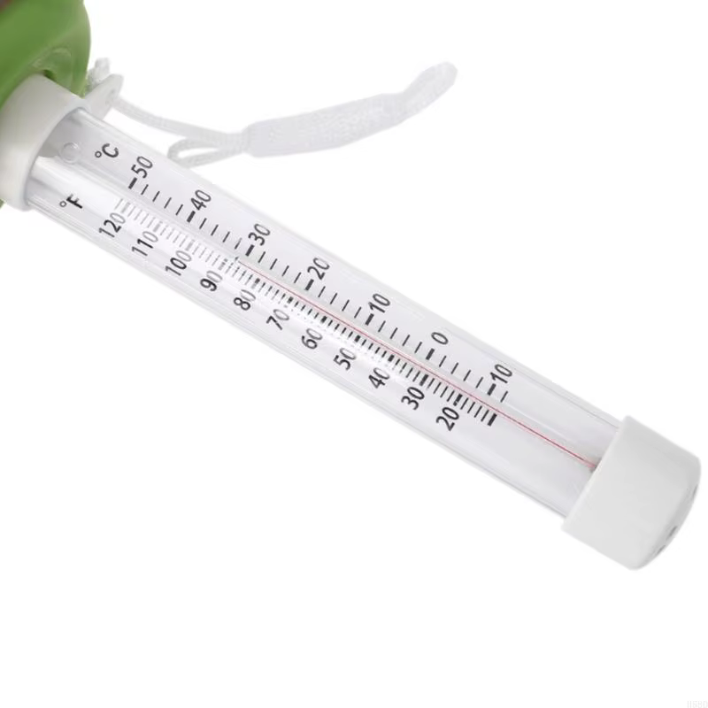 Thermomètres piscine flottants, joli grand écran facile à lire, avec attaches