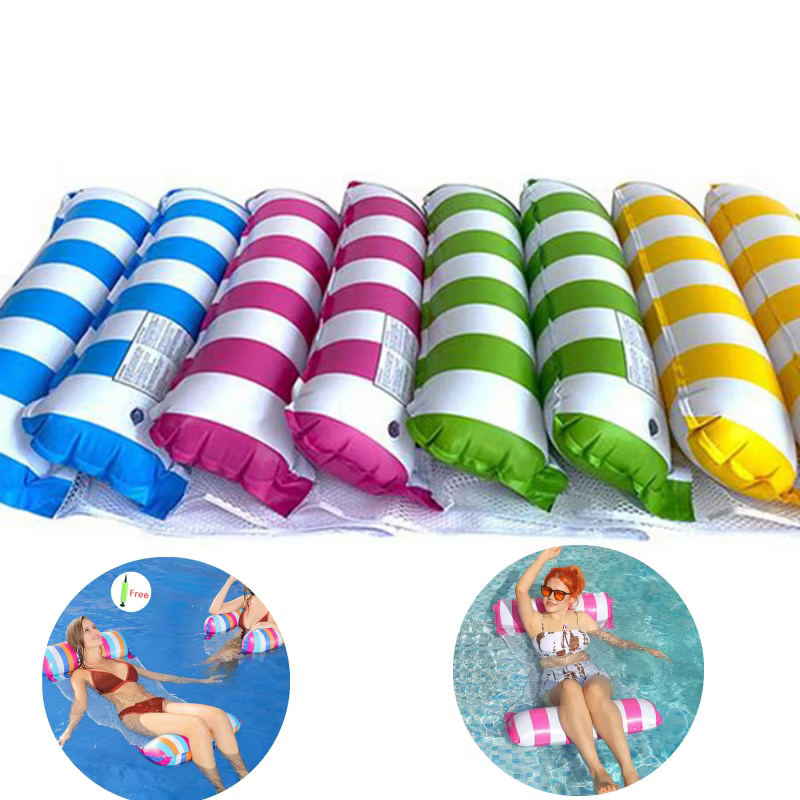 Chaise flottante pliable en polymère pour piscine