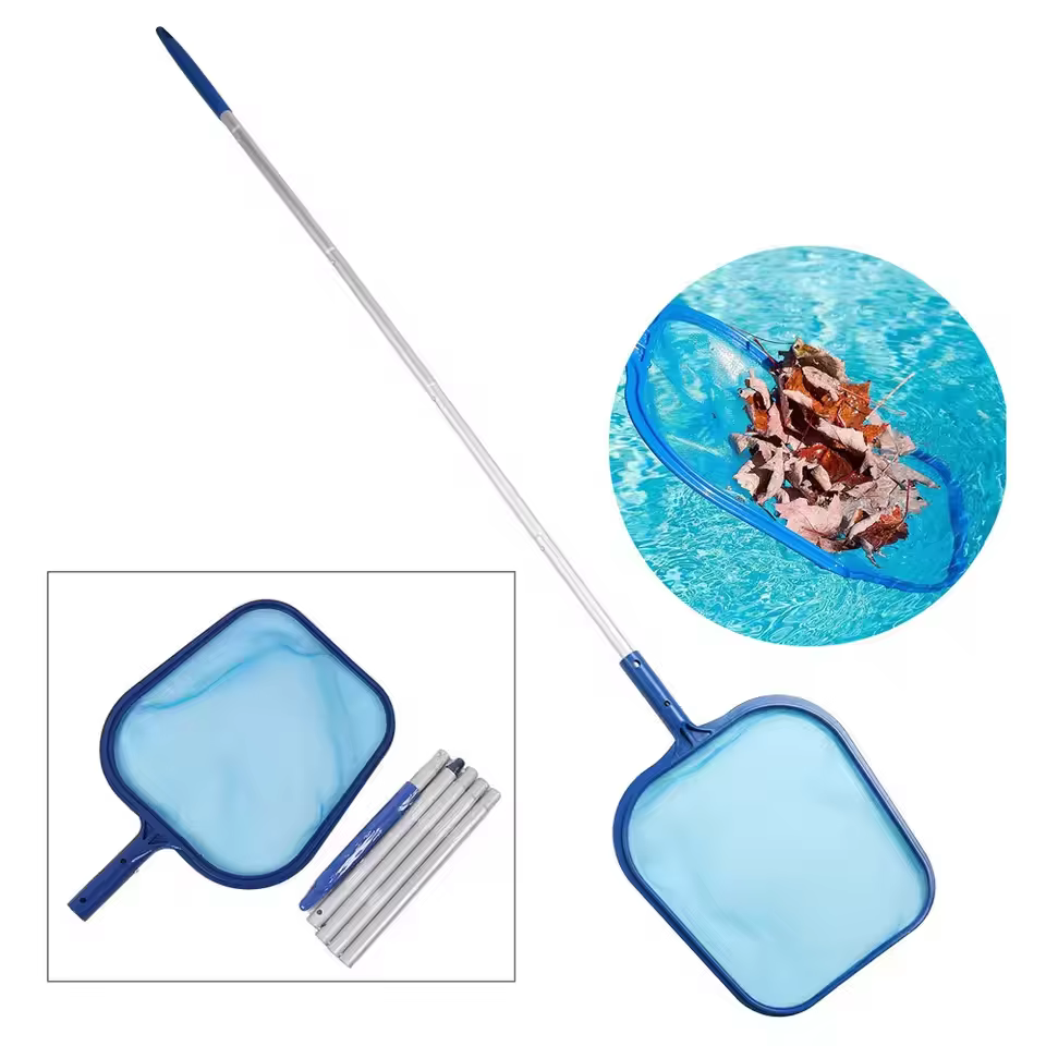 Filet d'écumoire de feuilles de piscine avec 5 Sections