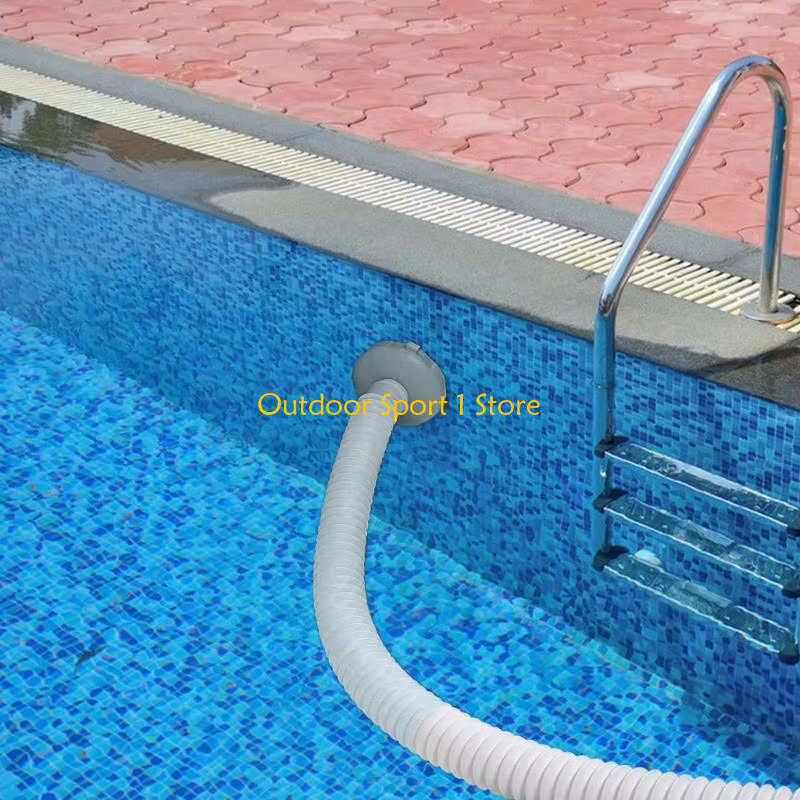 Aspirateur piscine efficace A0KA avec tuyau réglable une tige télescopique pour le au-dessus des piscines à remous