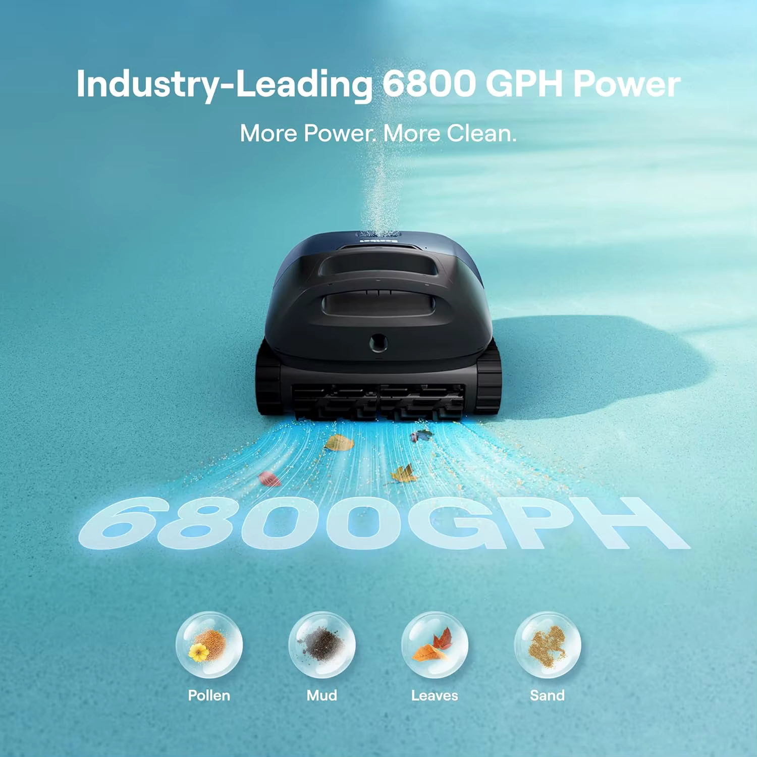 Robot aspirateur de piscine sans fil Beatbot Sora 10