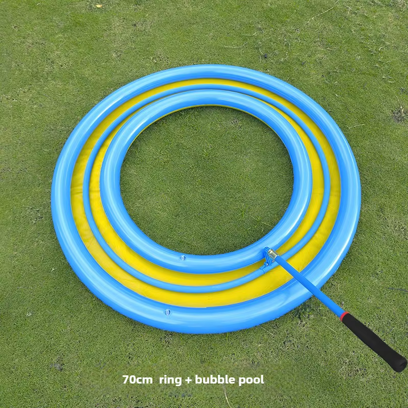 Piscine gonflable Portable avec anneau pour spectacle de bulles et accessoires de Performance sur scène