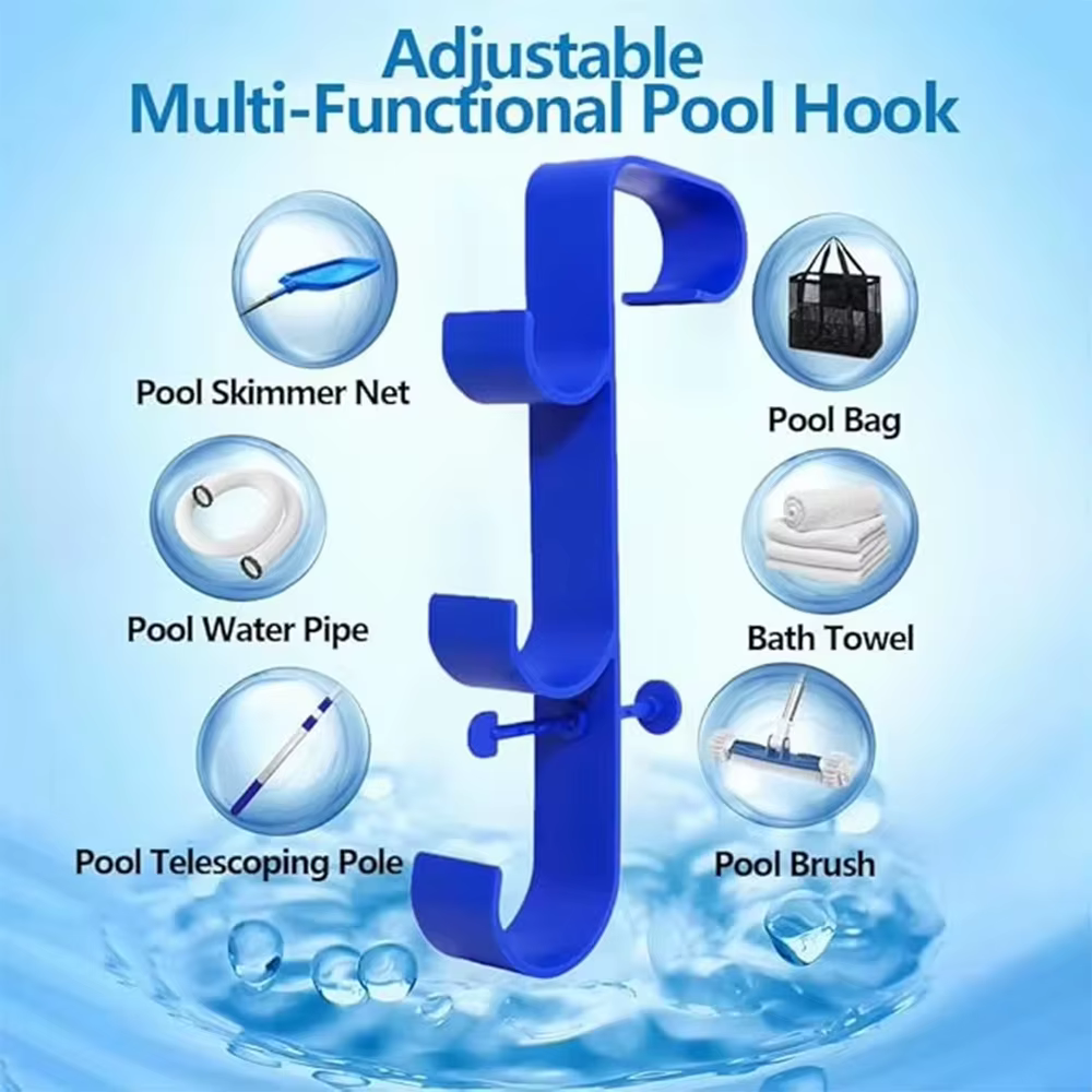 Support de filet à feuilles pour piscine et outils de nettoyage