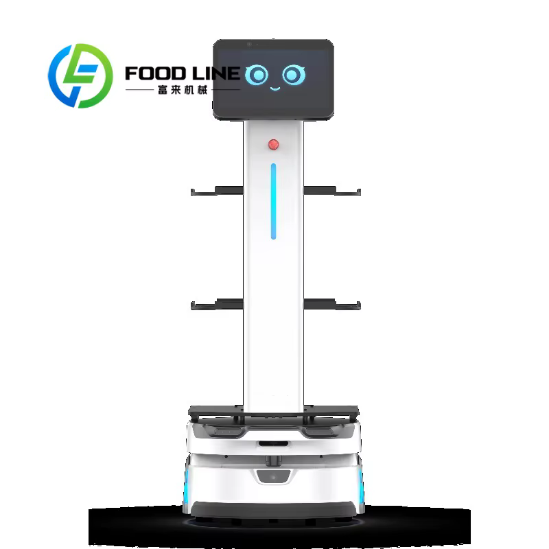 Robot de distribution de tâches sans pilote intelligent AI Robot de logistique d'atelier automatique sans rail