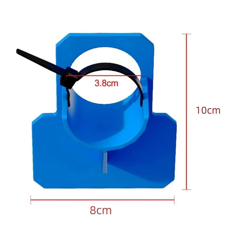 Support de tuyau de piscine 30-38 mm avec attache-câble