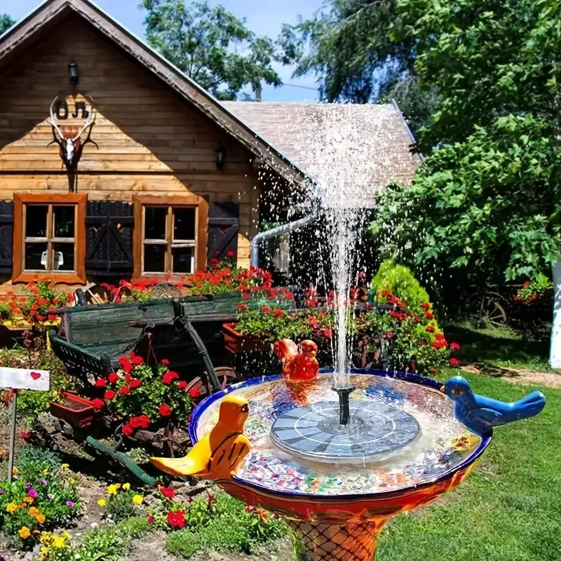 Pompes solaires pour fontaines (13/16/18 cm) parfaites pour les piscines de jardin