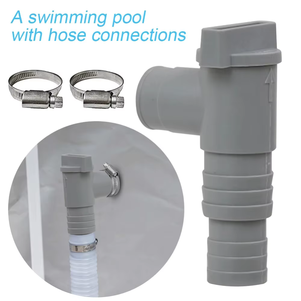 Adaptateur de pompe de filtre de piscine en PVC