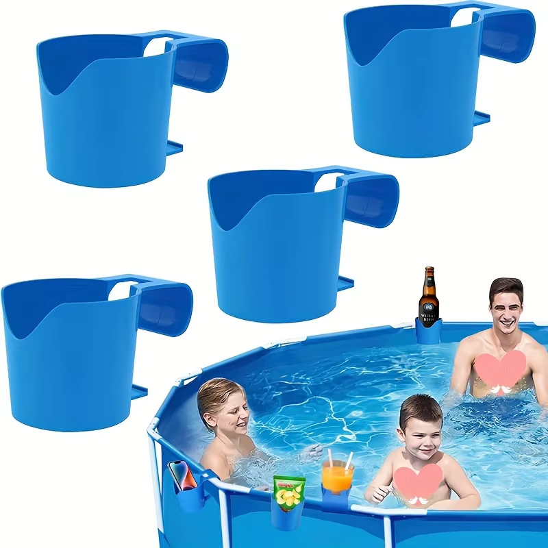 Porte-gobelets au bord de la piscine pour piscines hors sol