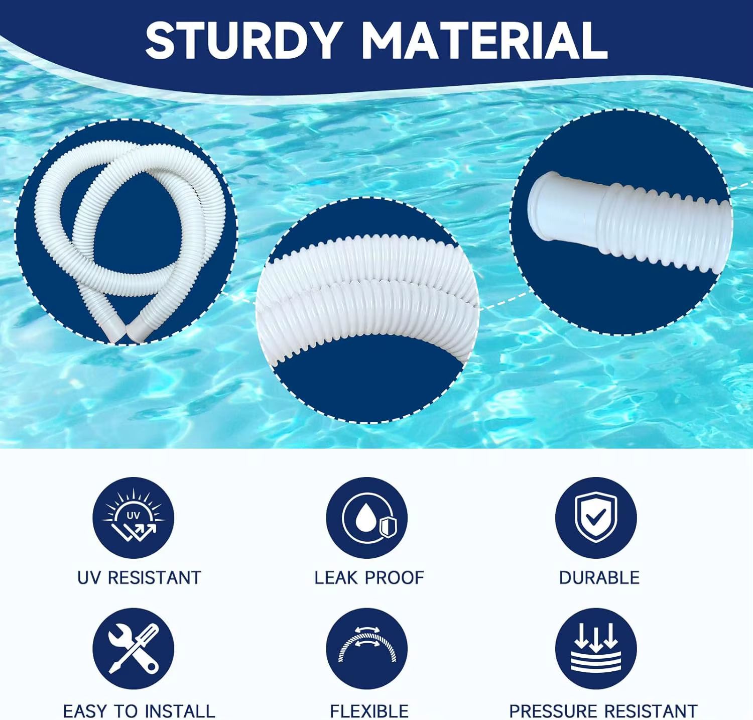 Tuyaux de piscine de 32mm pour Intex