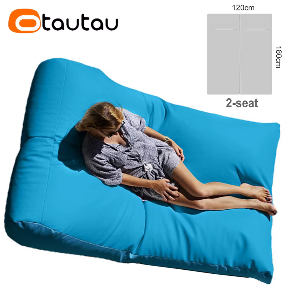 Housse de pouf gonflable 2 places OTAUTAU pour extérieur