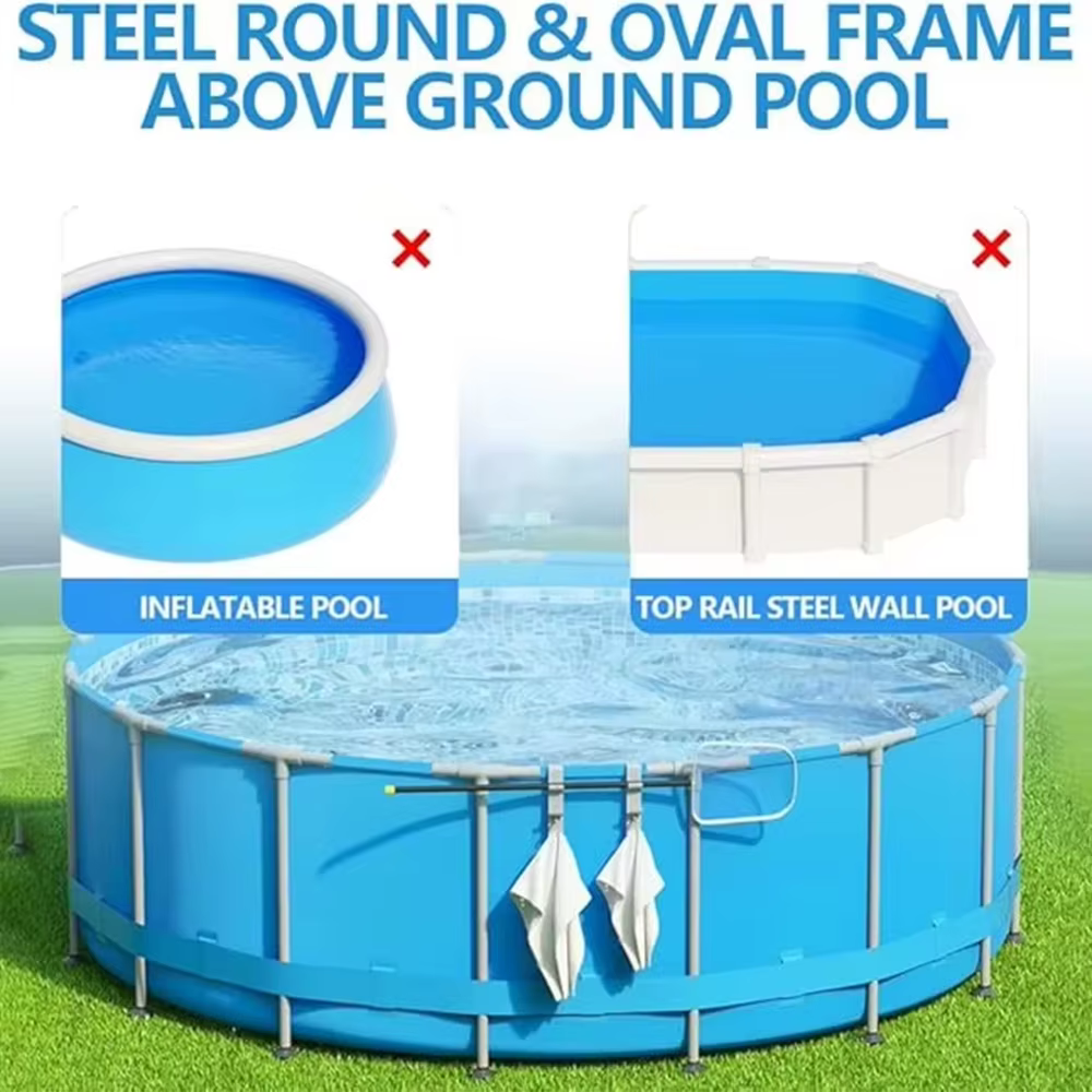 Support de filet à feuilles pour piscine et outils de nettoyage