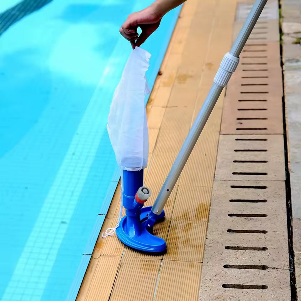 Kit d'outils de nettoyage professionnel pour piscine avec brosse