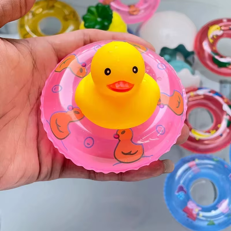 10 pièces Mini anneau de bain jouet piscine flotteur cercle